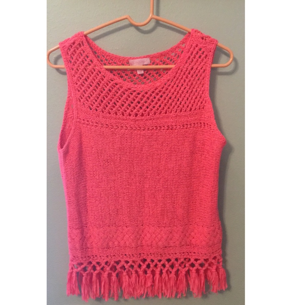 Lily Pulitzer fringe tank
